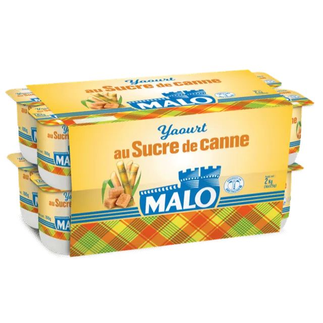 Malo Les Yaourts Yaourt Sucre de Canne x16