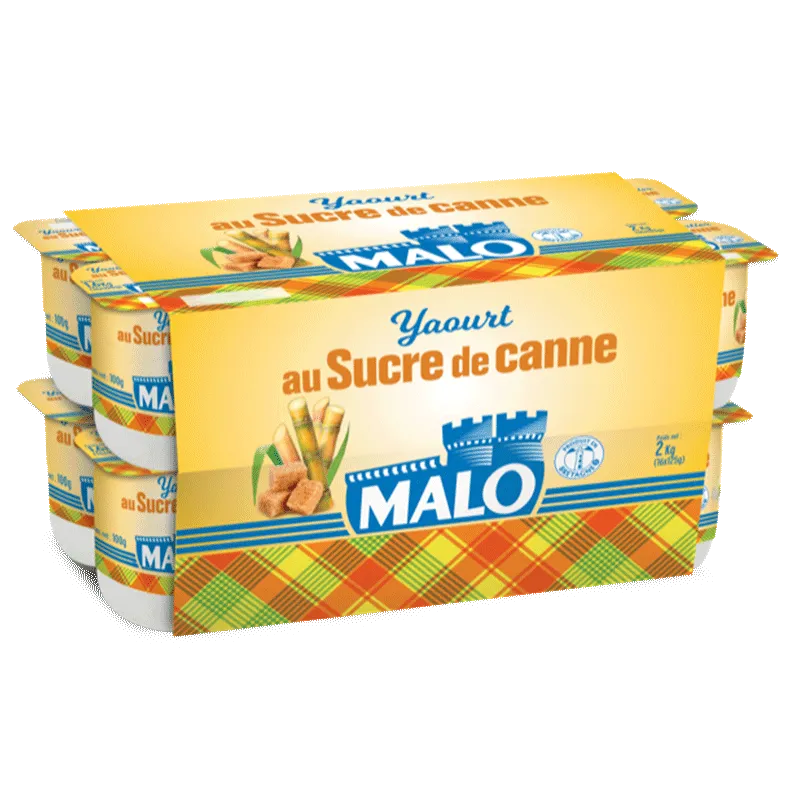 Malo Les Yaourts Yaourt Sucre de Canne x16