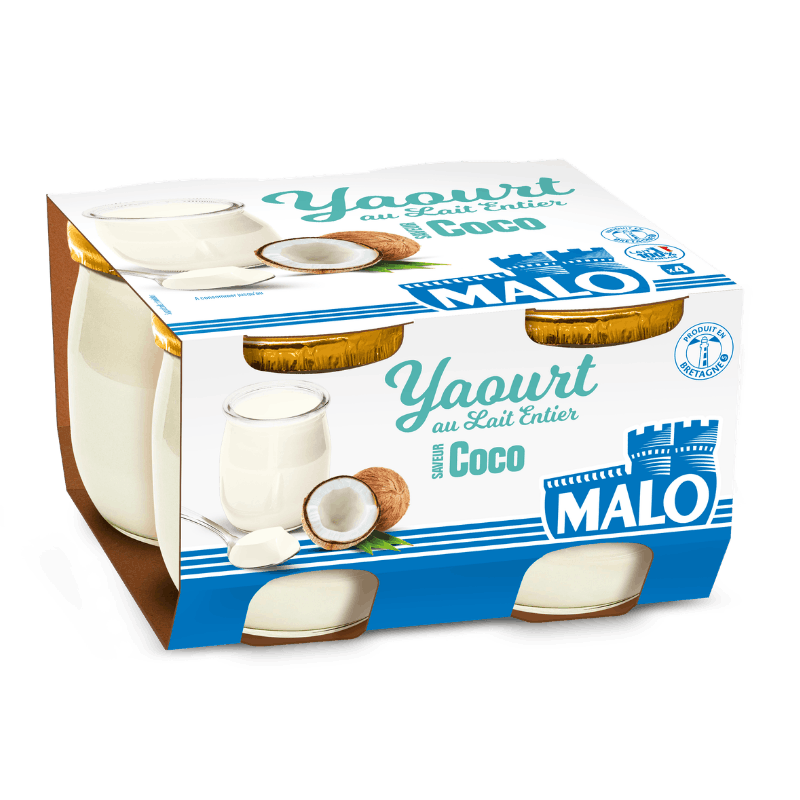 Malo Les Yaourts Yaourt Coco Noix de Coco Doux