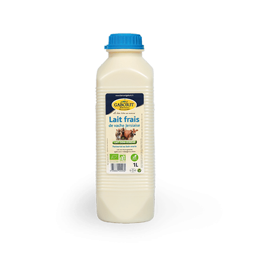 Maison Bernard Gaborit Crèmerie Bio lait frais demi-écrémé Jersiaise