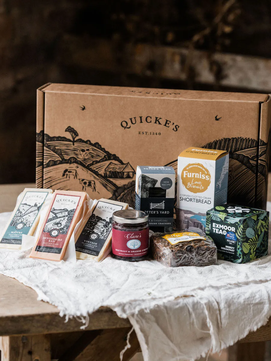 Quicke's Afternoon Tea coffret fromage 3x200g cheddar