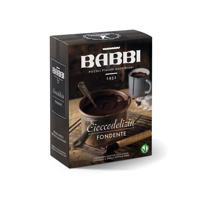 Babbi Cioccodelizia Family Fondente pâte chocolat noir italien