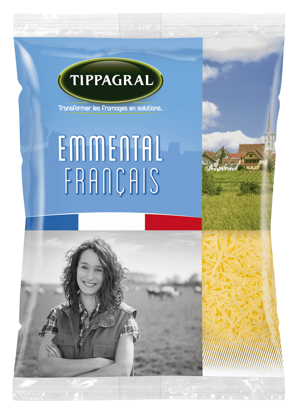 Tippagral Râpé Emmental Français fromage affiné