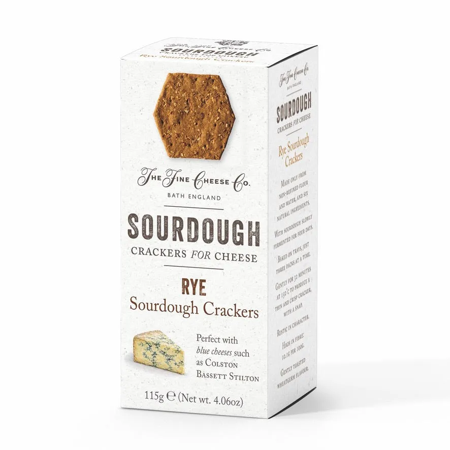The Fine Cheese Co. Rye Sourdough crackers seigle 115g
