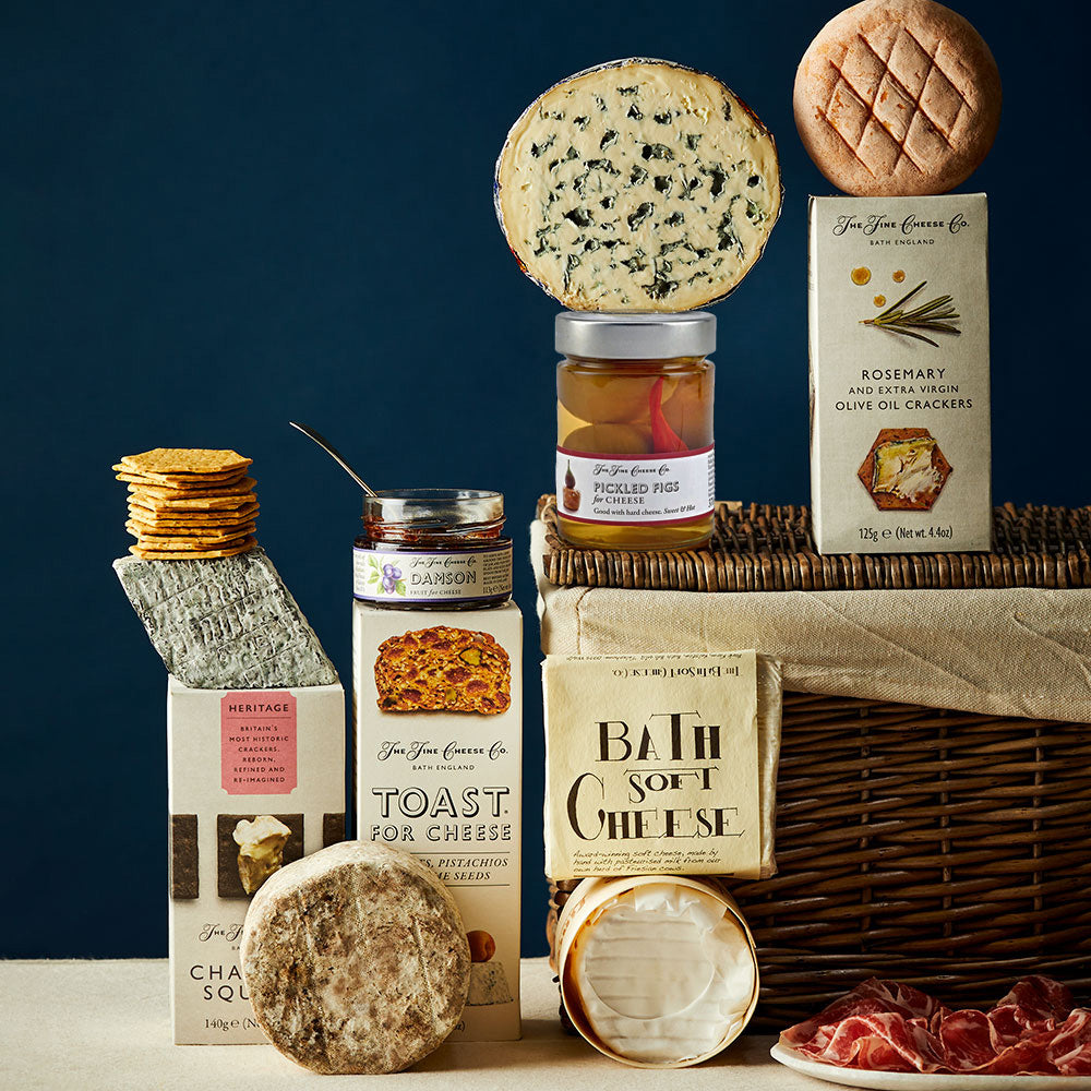The Fine Cheese Co. Treaty coffret fromages européens et anglais assortiment