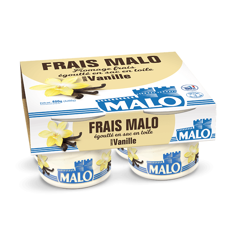 Malo Les Fromages frais vanille fromage frais doux