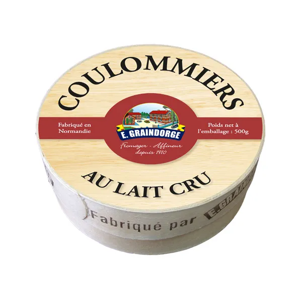 Graindorge Coulommiers au lait cru E.Graindorge fromage 350g fondant