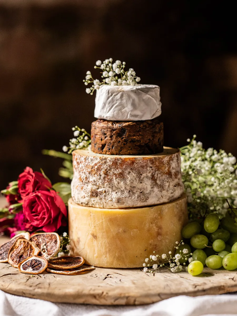 Quicke's Little Down pièce montée fromage mariage 40 pers.