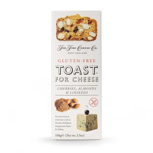The Fine Cheese Co. Toast Cerises Amandes Lin 100 g sans gluten