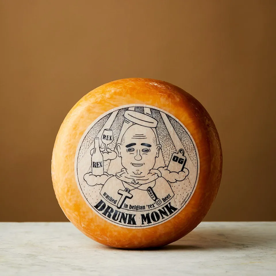 The Fine Cheese Co. Drunk Monk 250g Fromage Lavé à la Bière
