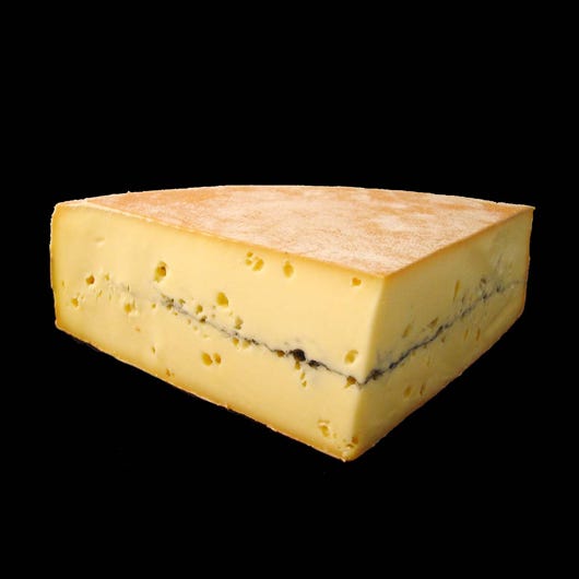 The Fine Cheese Co. Artisan Cheeses Morbier fromage 250g cendre