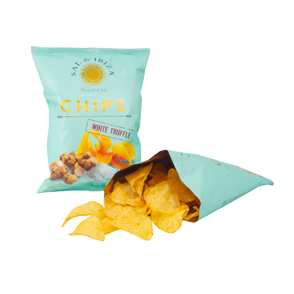 The Fine Cheese Co. Sal de Ibiza Chips truffe blanche 125g
