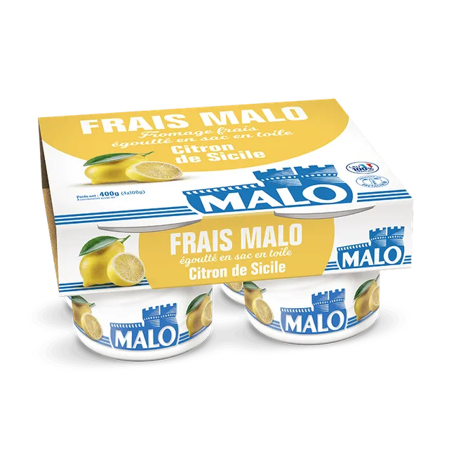 Malo Fromages Frais fromage frais citron Sicile