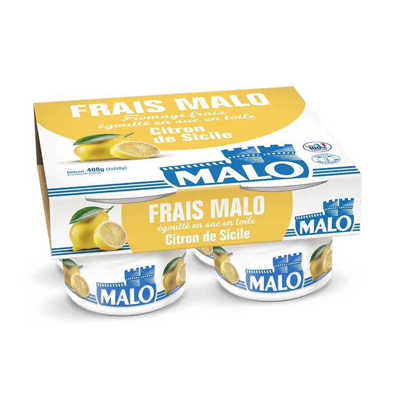 Malo Fromages Frais fromage frais citron Sicile