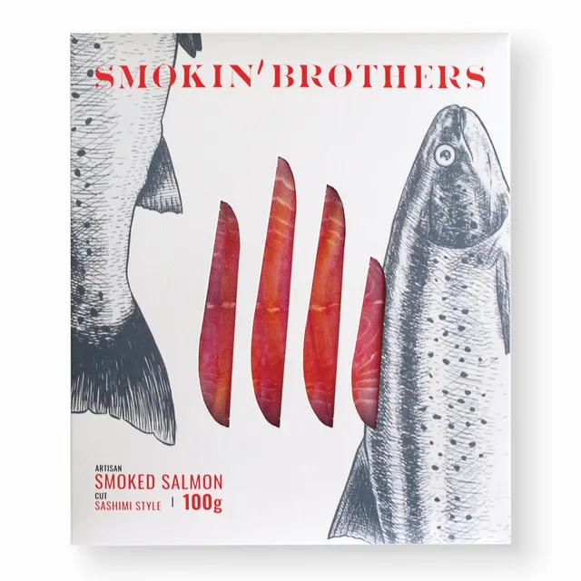 Smokin' Brothers Saumon Fumé Sashimi Ventrèche 100g