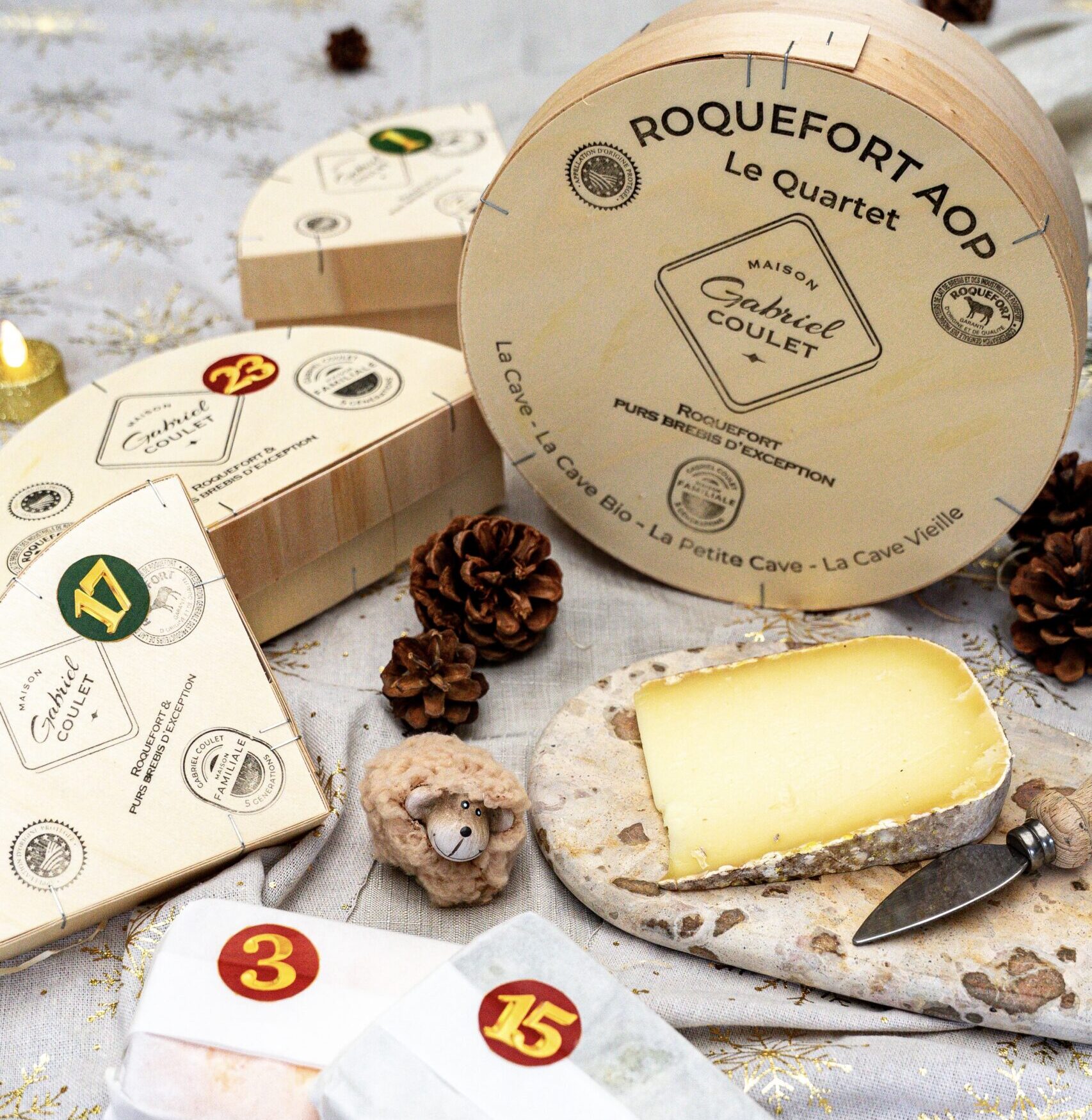 Gabriel Coulet Avent coffret 12 fromages brebis 2,5 kg