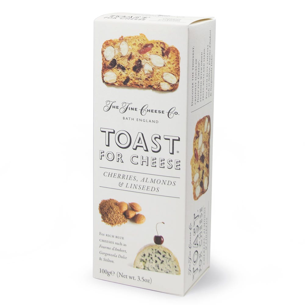 The Fine Cheese Co. Toast Cherries Almonds Linseeds 100g