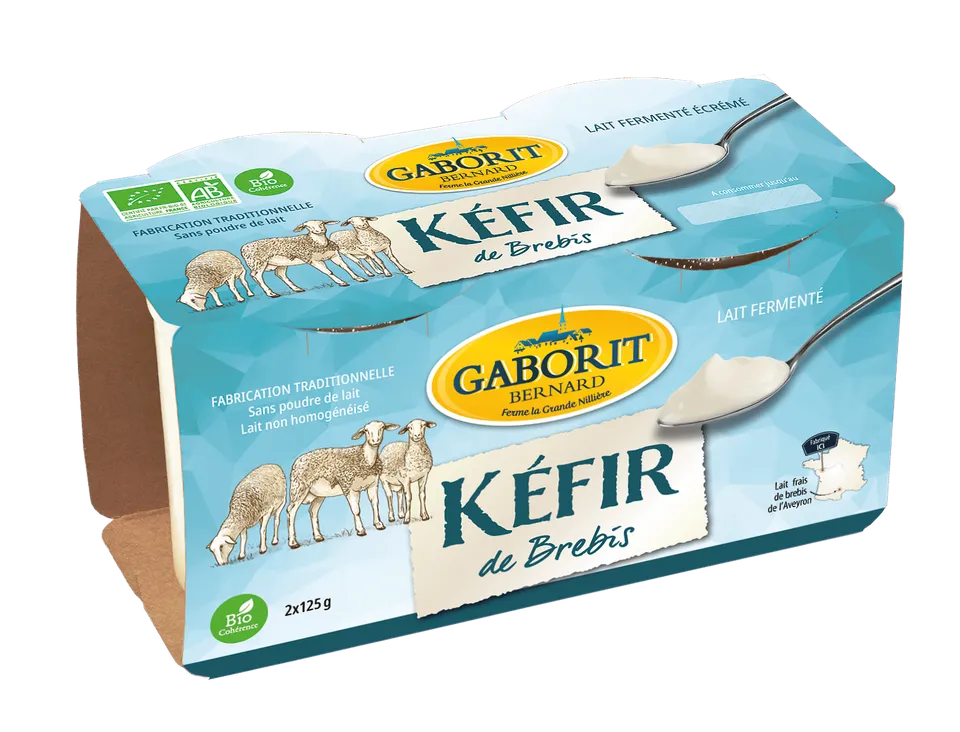Maison Bernard Gaborit Kéfir de brebis nature yaourt bio doux