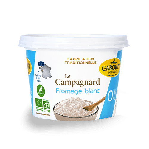 Maison Bernard Gaborit Fromage blanc bio 0% campagnard - fromage doux