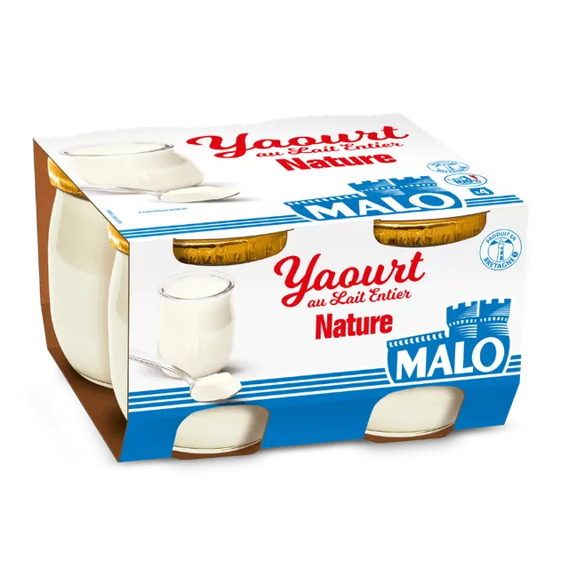 Malo Les Yaourts Yaourt Nature Idée Miel Doux