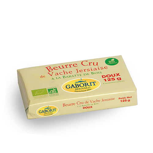 Maison Bernard Gaborit Beurre cru doux bio baratte lait jersiaise