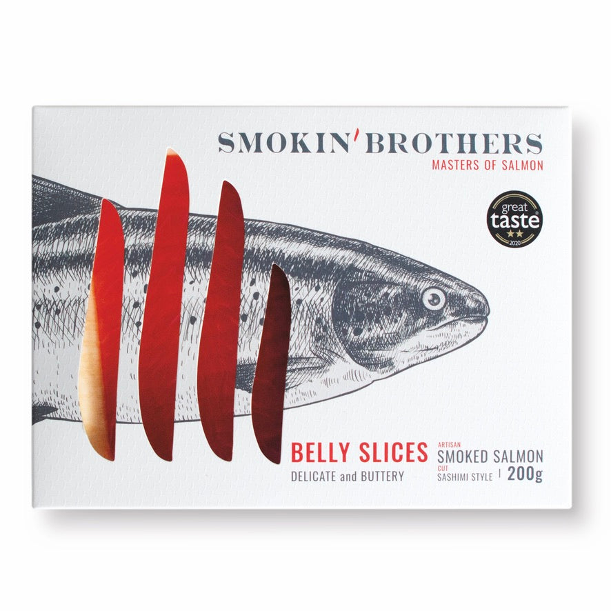 Smokin' Brothers Saumon Fumé Sashimi Ventrèche 100g