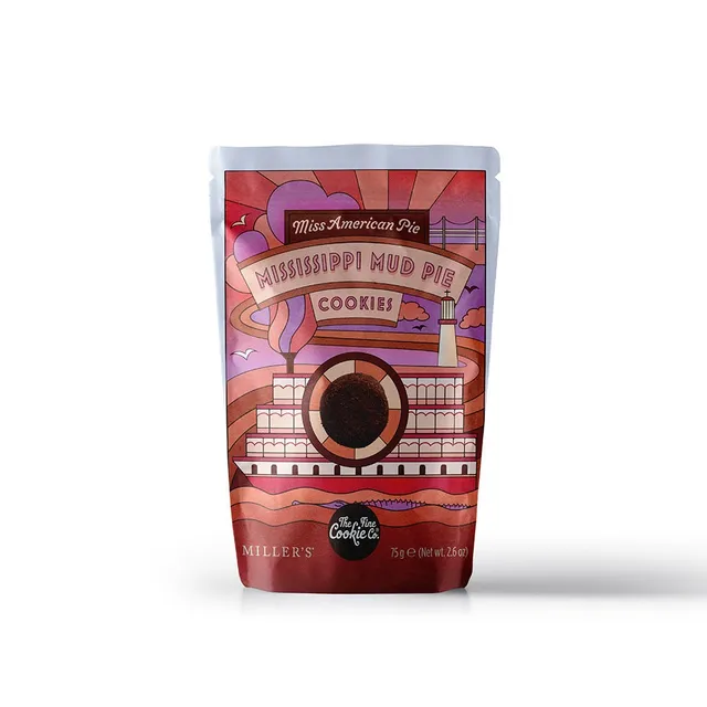 The Fine Cheese Co. Miss American Pie biscuit chocolat Mississippi 75g