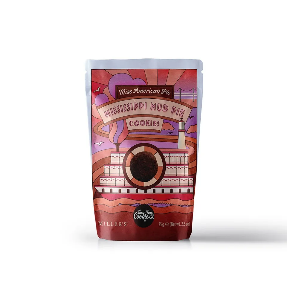 The Fine Cheese Co. Miss American Pie biscuit chocolat Mississippi 75g