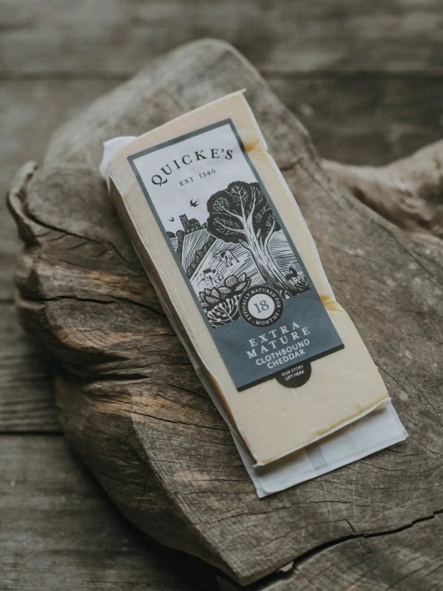 Quicke's Extra Mature cheddar affiné 18 mois 200g