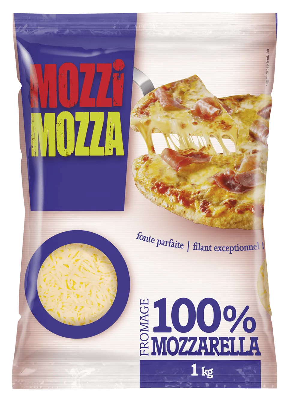 Tippagral Râpé Mozzarella Mozzi Mozza fromage râpé filant