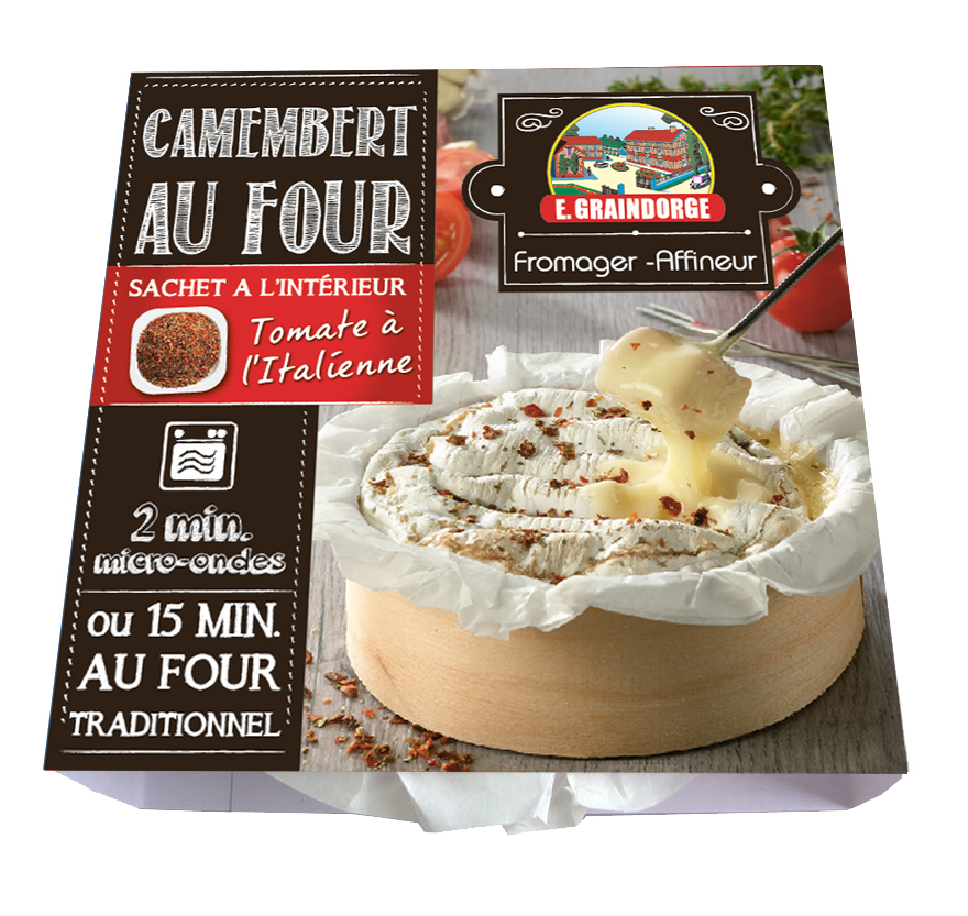 Graindorge Camemberts au four camembert 250g tomates