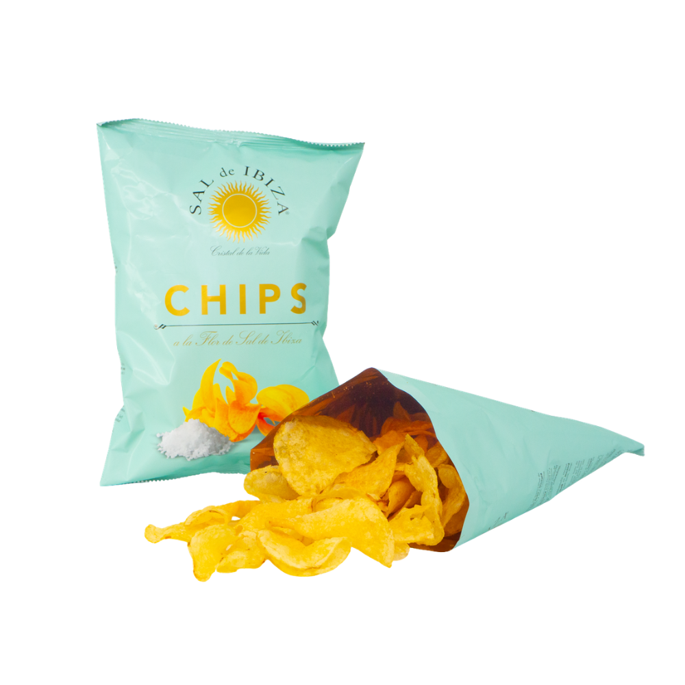 Sal de Ibiza Chips fleur de sel snack salé