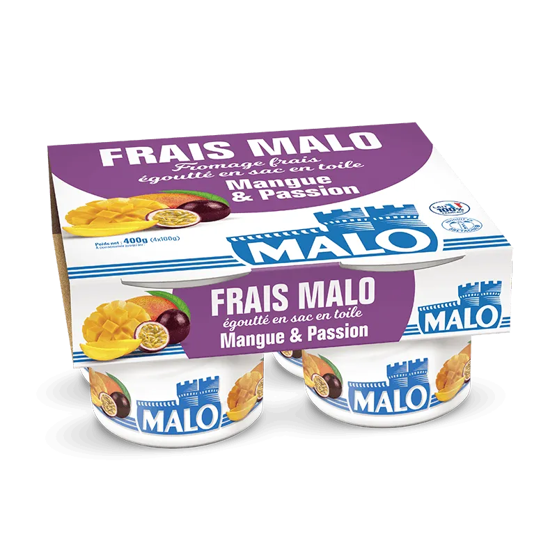 Malo Les Fromages Frais Mangue Passion Fromage Frais