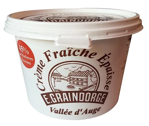 Graindorge Crème fraîche Vallée d'Auge 50cl 45% onctueuse