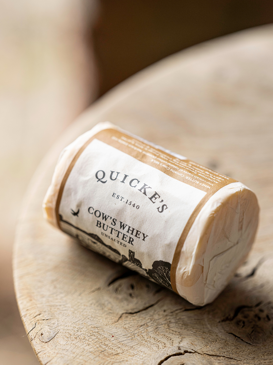 Quicke's Unsalted Cow's Whey Butter beurre doux 250 g
