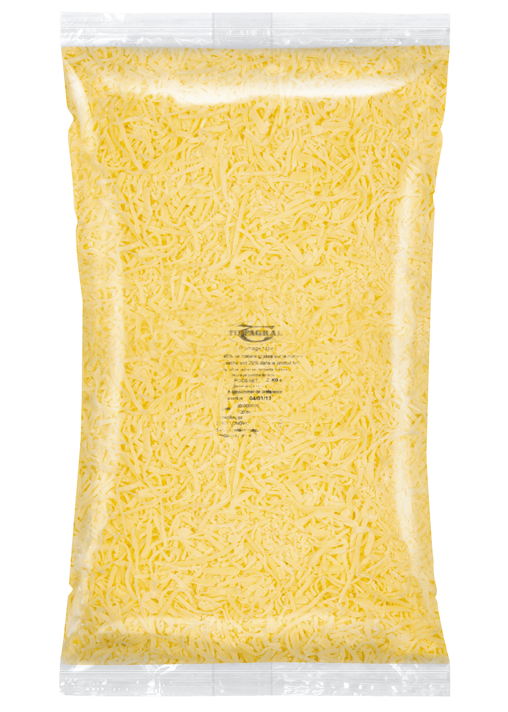 Tippagral Râpé Emmental spécial pizza fromage fondant