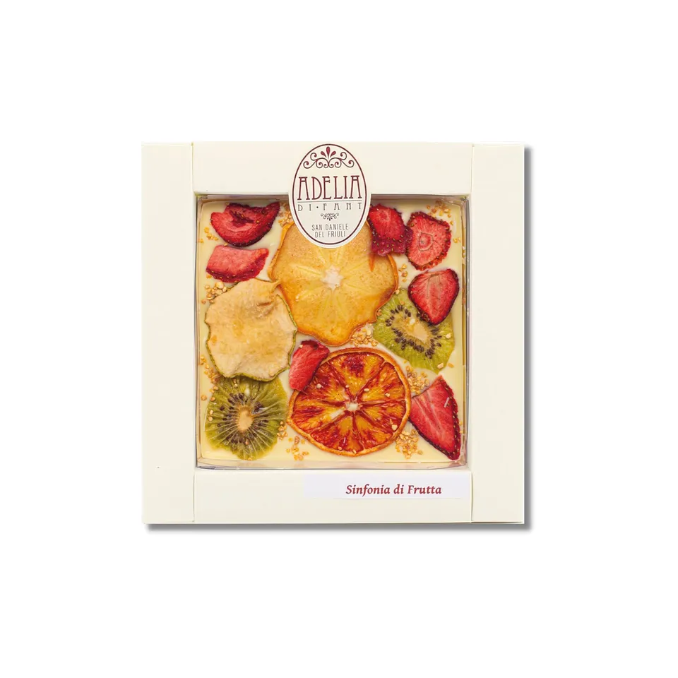 Adelia di Fant Sinfonie di Frutta chocolat blanc 90g fruits