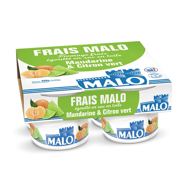 Malo Fromage Frais mandarine citron vert