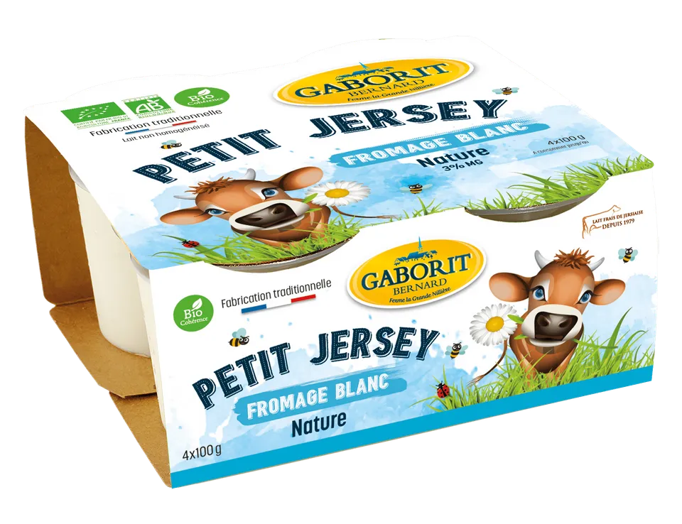 Maison Bernard Gaborit Petit Jersey fromage blanc bio nature 100g