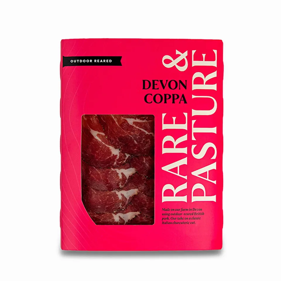 The Fine Cheese Co. Rare & Pasture Devon Coppa charcuterie 60g