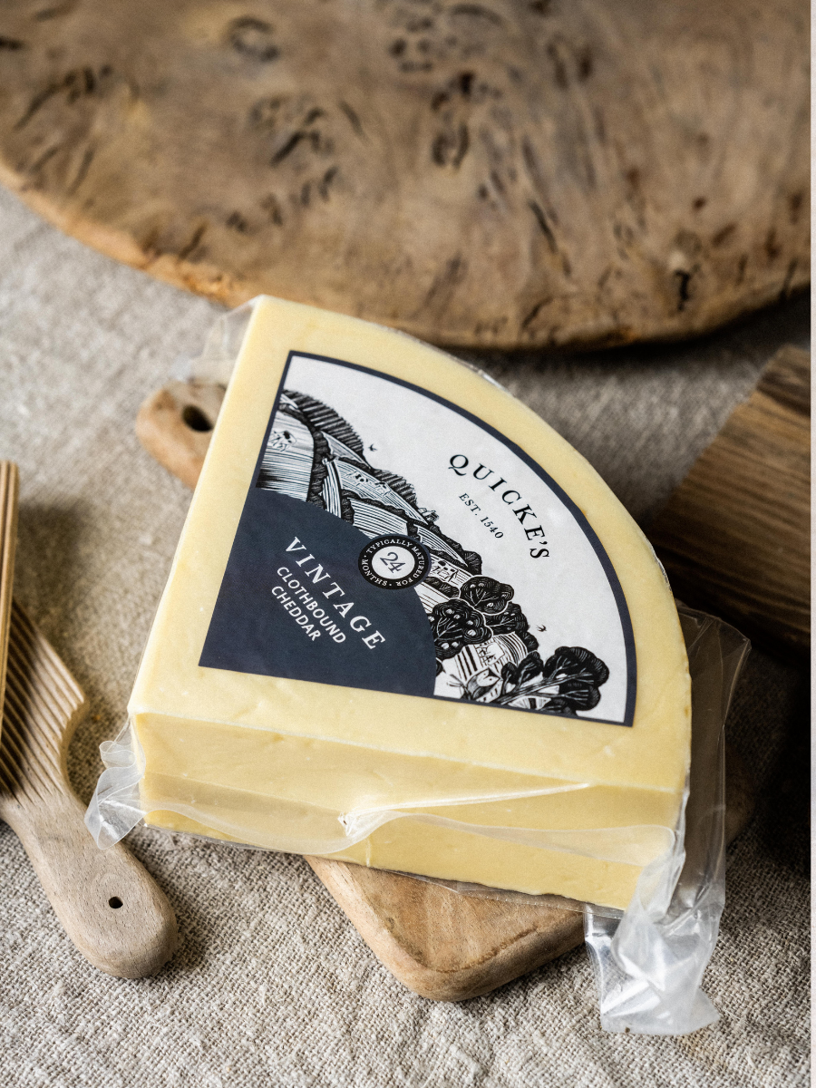 Quicke's Vintage Cheddar affiné 24 mois 200 g vache