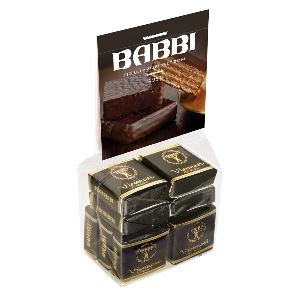 Babbi Viennesi Fondente Biscuits Chocolat 200g