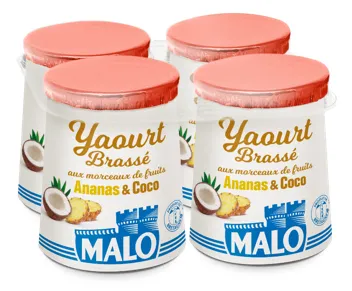 Malo Les Yaourts yaourt ananas coco