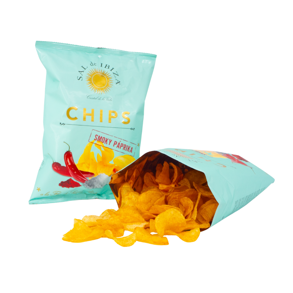 The Fine Cheese Co. Sal de Ibiza chips paprika fumé 125g