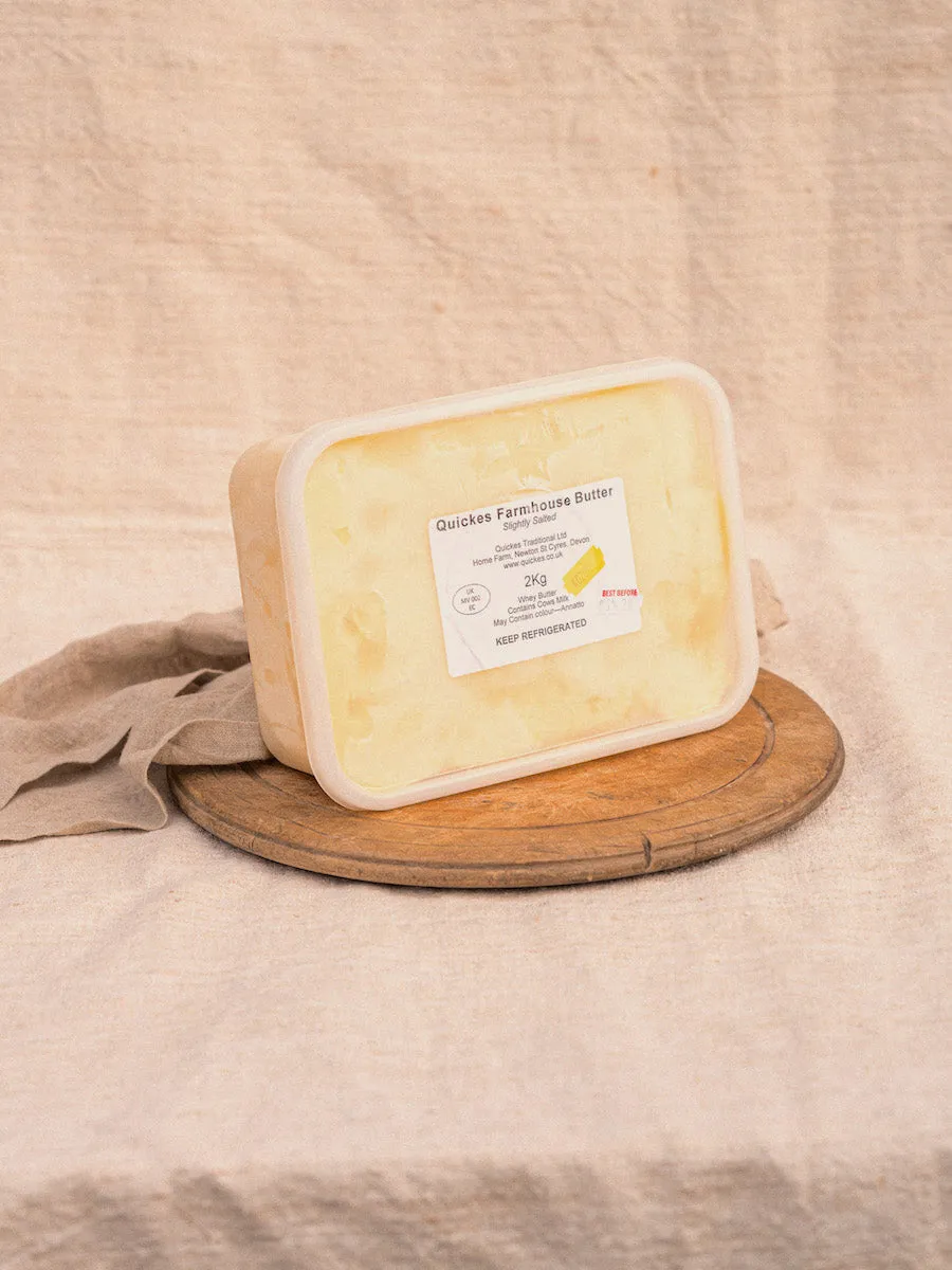 Quicke's Whey Butter beurre lactosérum 2 kg légèrement salé