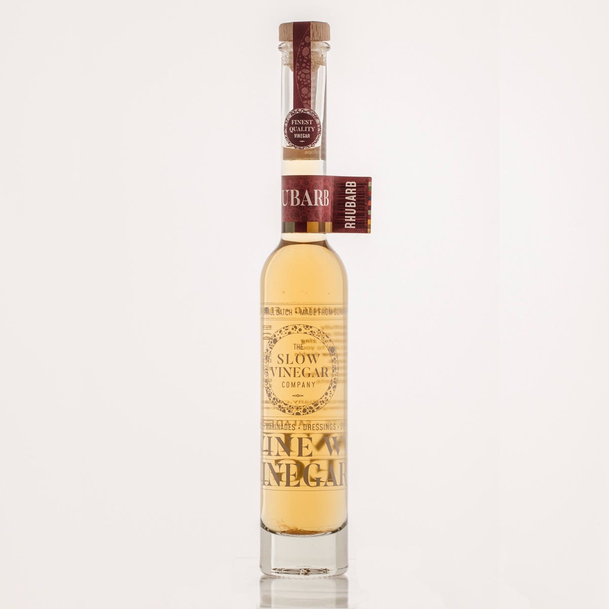 Slow Vinegar Rhubarb vinaigre de vin rhubarbe 100ml
