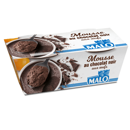 Malo Les Desserts Chocolat Noir Mousse aux Oeufs