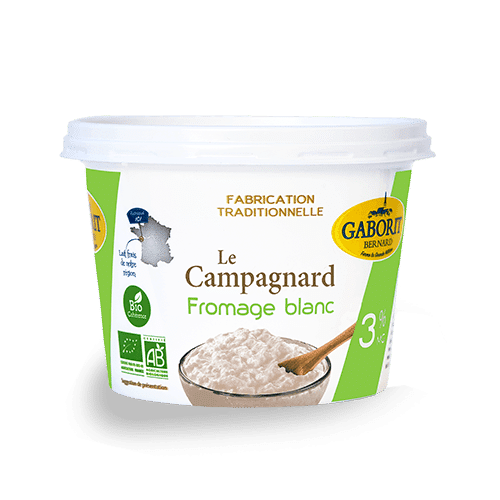 Maison Bernard Gaborit Campagnard fromage blanc bio 3% 500g