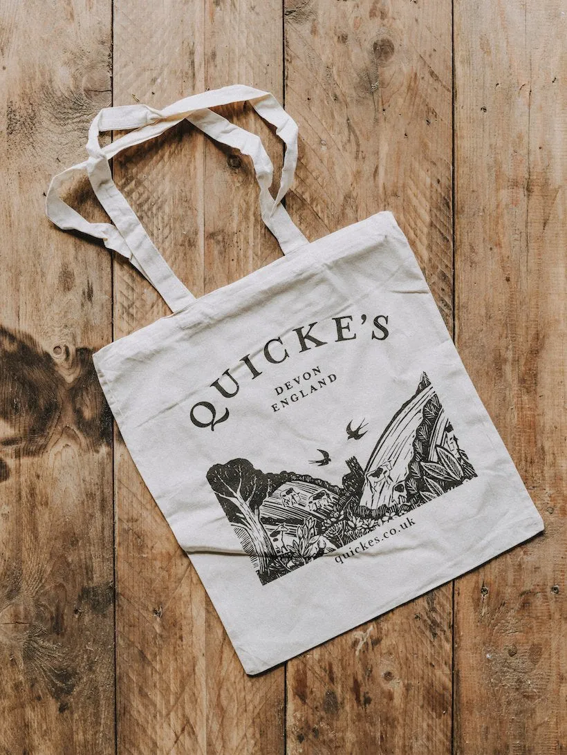 Quicke's Cheeseboards Tote Bag sac coton 41cm