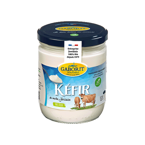 Maison Gaborit Kéfir Vache Bio yaourt bio pot 400g doux